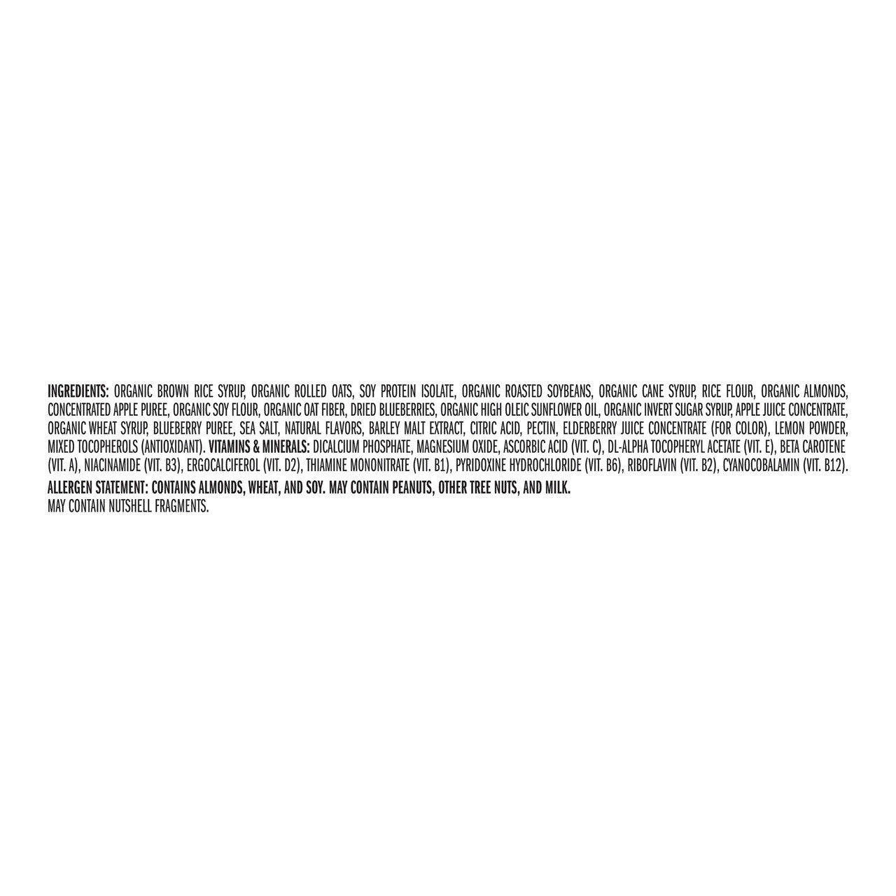 Clif Bar Organic Blueberry Crisp Bar (12x2.4 Oz)-8