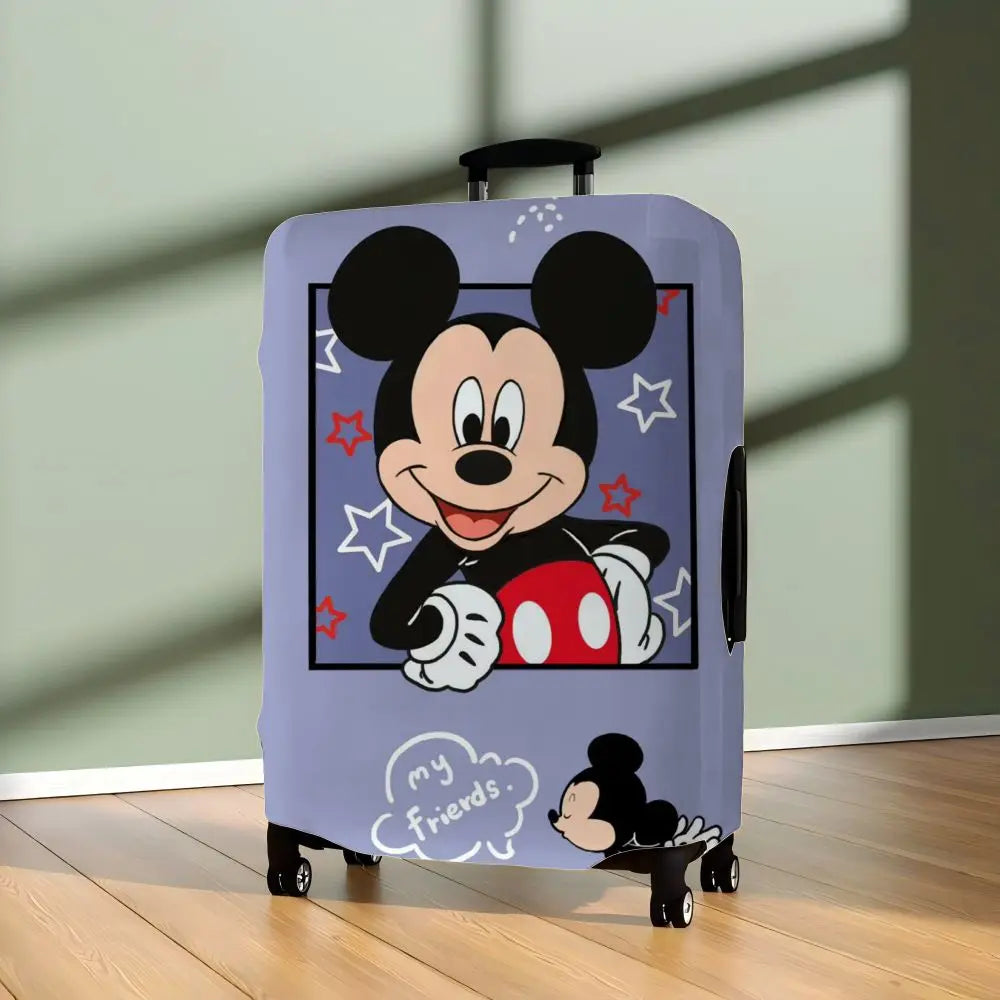 Traveling Luggage Cover Suitcase Protector Minnie Mouse Protective Disney Mickey Travel Essentials S-XL Storage Bag For Covers