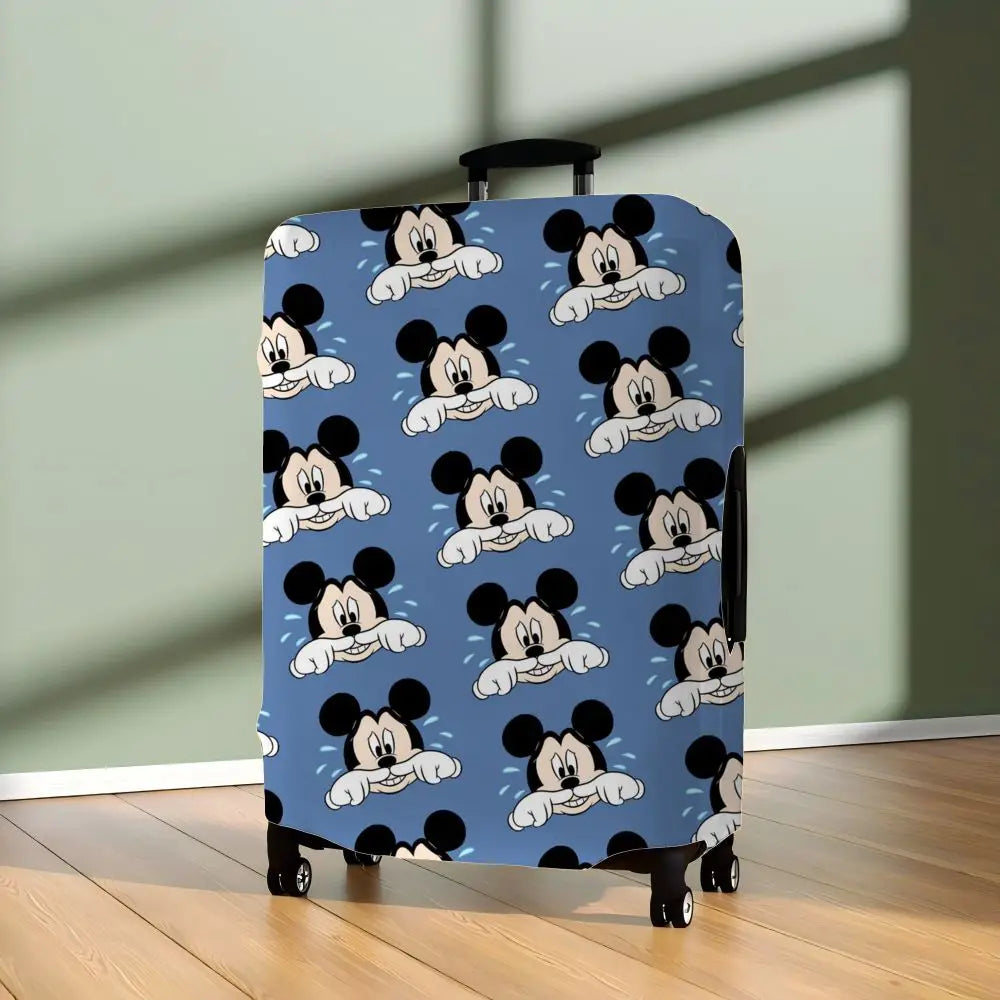 Traveling Luggage Cover Suitcase Protector Minnie Mouse Protective Disney Mickey Travel Essentials S-XL Storage Bag For Covers