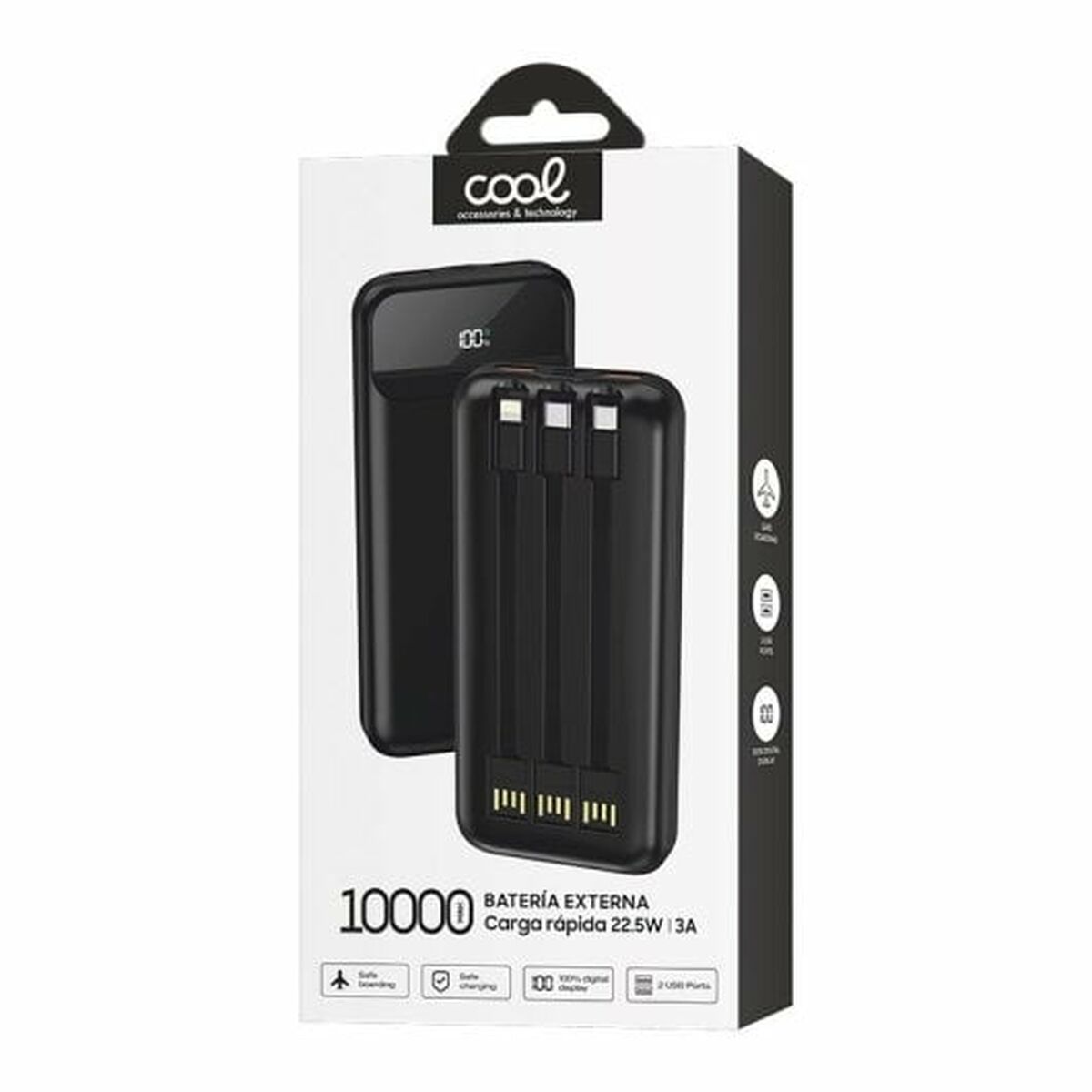 Powerbank Cool Black-0