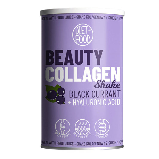 Diet-Food COLLAGEN SHAKE BLACK CURRANT - Powder 300 g-0