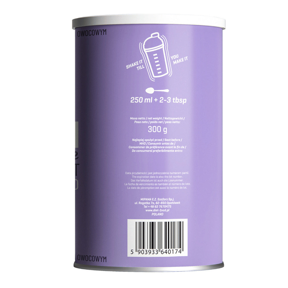 Diet-Food COLLAGEN SHAKE BLACK CURRANT - Powder 300 g-2