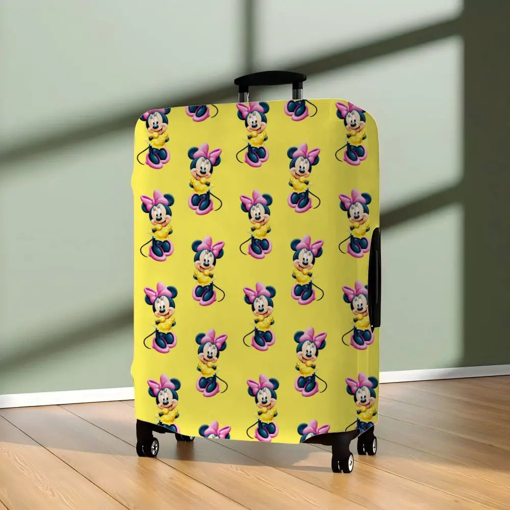 Traveling Luggage Cover Suitcase Protector Minnie Mouse Protective Disney Mickey Travel Essentials S-XL Storage Bag For Covers
