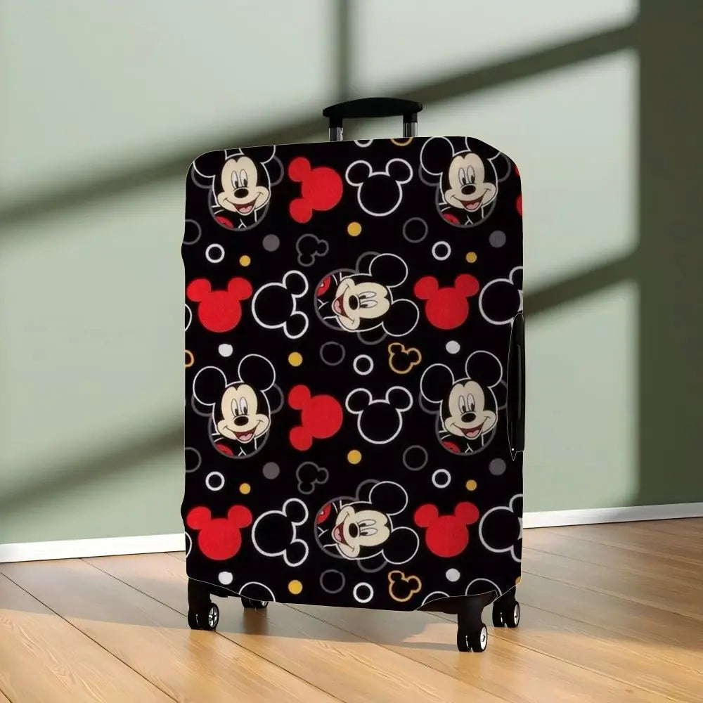 Traveling Luggage Cover Suitcase Protector Minnie Mouse Protective Disney Mickey Travel Essentials S-XL Storage Bag For Covers